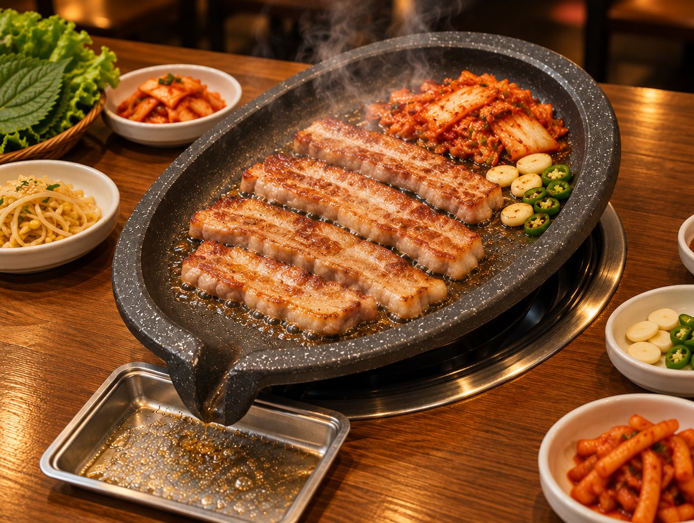 구운 생삼겹